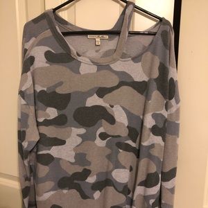 Camo sweater